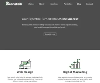 Beanstalkwebsolutions.com(Web Design) Screenshot