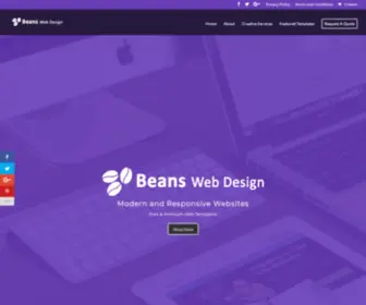 Beanswebdesign.com(Beans Web Design) Screenshot