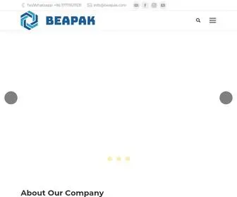 Beapak.com(BEAPAK PACKAGING) Screenshot