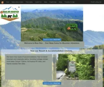 Bear-DEN.com(Bear Den Campground and Creekside Cabins) Screenshot