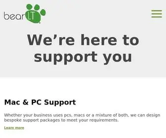 Bear-IT.co.uk(Supporting Business IT Systems across the UK) Screenshot