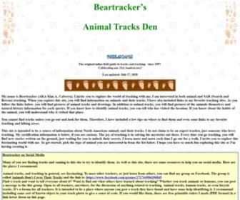 Bear-Tracker.com(Beartracker's Animal Tracks Den) Screenshot