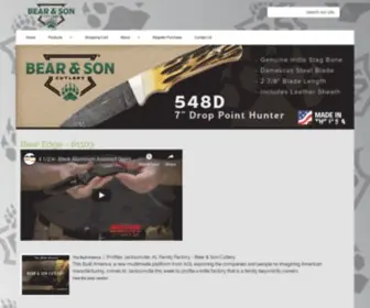 Bearandsoncutlery.com(Bear & Son Cutlery) Screenshot