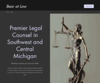 Bearatlaw.com(Charles R. Bear PLC) Screenshot