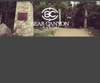 Bearcanyonranch.net(Bear Canyon Ranch) Screenshot