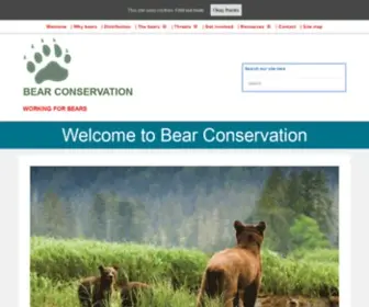 Bearconservation.org.uk(Working for bears) Screenshot