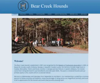 Bearcreekhounds.org(Bear-creek-hounds) Screenshot