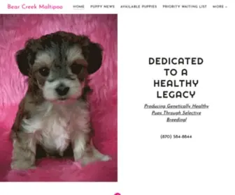 Bearcreekmaltipoo.com(Bear Creek Maltipoo) Screenshot