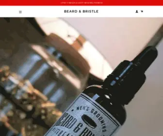 Beardandbristle.com(BEARD & BRISTLE MEN'S GROOMING) Screenshot