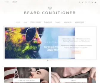 Beardconditioner.com(Finding the best beard conditioner's on our) Screenshot