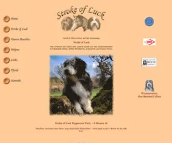 Bearded-Collie.de(Bearded Collie Stroke of Luck) Screenshot