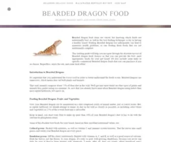 Bearded-Dragon-Food.com(Bearded Dragon Food) Screenshot