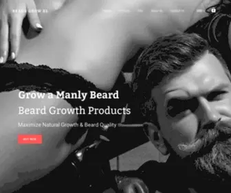 BeardgrowXL.com(Beard Grow XL) Screenshot