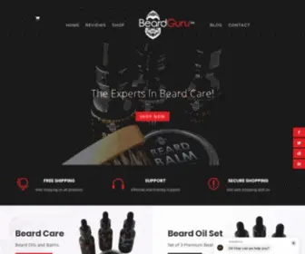 Beardguru.net(Home of Premium Beard Oils) Screenshot