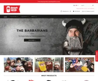 Beardhead.com(The original Beard Head®) Screenshot
