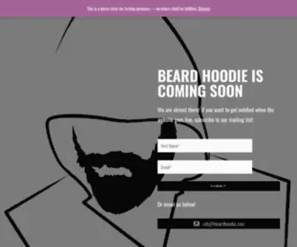 Beardhoodie.com(Beard Hoodie) Screenshot