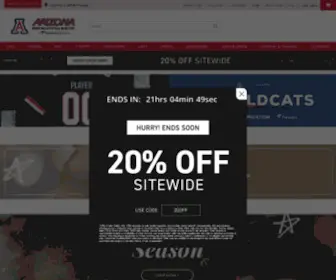 Beardownshop.com(Arizona Wildcats Merchandise) Screenshot