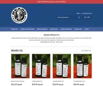 Beardproducts.com(Beard Products) Screenshot