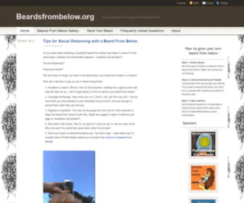 Beardsfrombelow.org(Beards from below) Screenshot