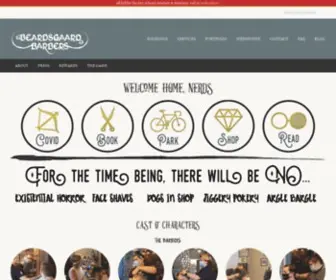 Beardsgaardbarbers.com(Welcome Home) Screenshot