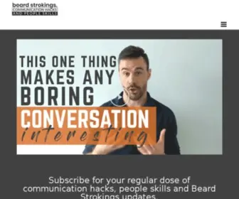 Beardstrokings.com(Communication Hacks & People Skills) Screenshot
