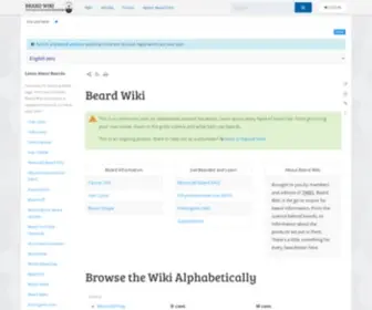 Beardwiki.com(Beard Wiki) Screenshot