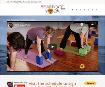 Bearfootyogastudio.com(Bear Foot Yoga Studio) Screenshot