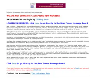 Bearforum.com(The Bear Forum) Screenshot