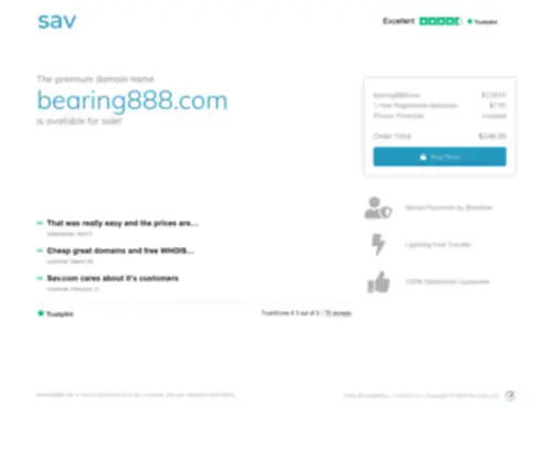 Bearing888.com(The premium domain name) Screenshot