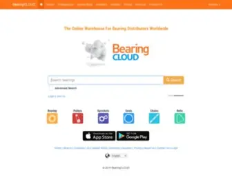 Bearingcloud.com(The Online Warehouse For Bearing Distributors Worldwide) Screenshot
