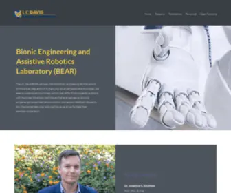 Bearlaboratory.com(Bionic Engineering and Assistive Robotics (BEAR) Laboratory) Screenshot