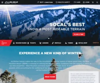 Bearmountain.com(Ski Resort California) Screenshot