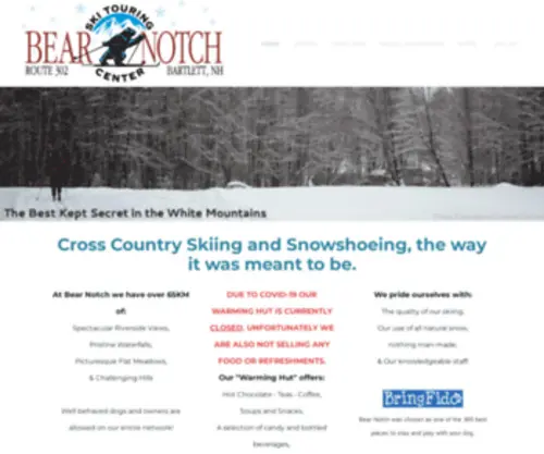 Bearnotchskitouring.com(Bear Notch Ski Touring) Screenshot