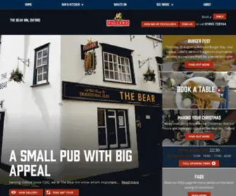 Bearoxford.co.uk(The Bear Inn) Screenshot