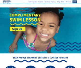 Bearpaddlefranchise.com(Building Confident Swimmers One Story at a Time) Screenshot