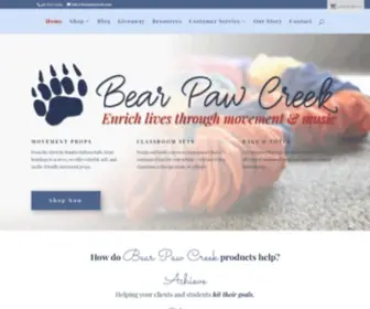 Bearpawcreek.com(Bear Paw Creek Music and Movement Products) Screenshot