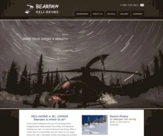 Bearpawheliskiing.com(Bearpaw Heli) Screenshot