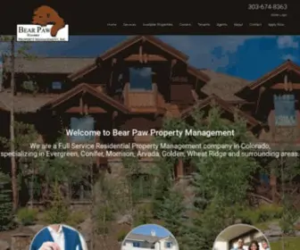 Bearpawrentals.com(Evergreen Property Management) Screenshot