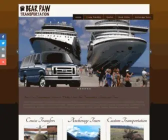 Bearpawtransportation.com(Bear Paw Rental Vans & Transportation in Anchorage Alaska) Screenshot