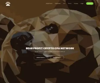 Bearprofit.com(Bear Profit Crypto CPA Network) Screenshot
