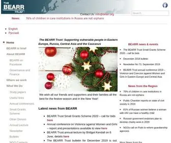 Bearr.org(The BEARR Trust) Screenshot