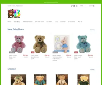 Bearsandgifts.com.au(Bears And Gifts) Screenshot