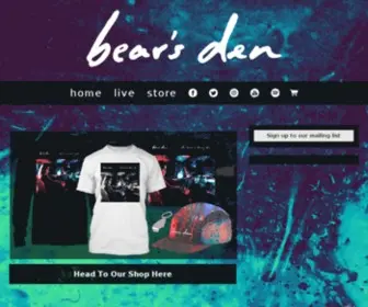 Bearsdenmusic.co.uk(Bear's Den) Screenshot