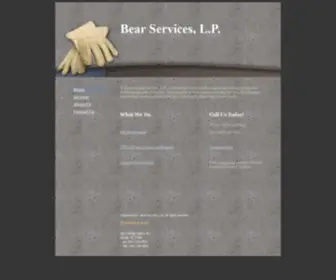 Bearserviceslp.com(Bear Services) Screenshot