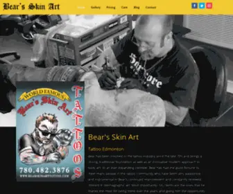 Bearskinarttattoo.com(Bear's Skin Art) Screenshot