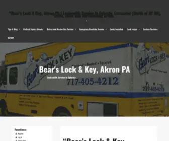 Bearslock.com(Locksmith Service in Ephrata) Screenshot