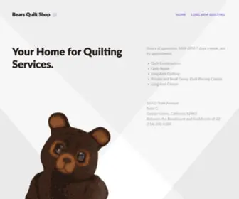 Bearsquiltshop.com(Bears Quilt Shop) Screenshot