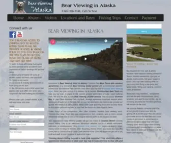 Bearviewinginalaska.com(Alaskan Brown Bear Viewing and Tours) Screenshot