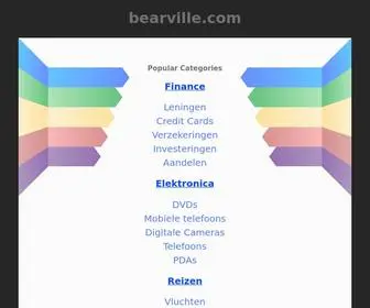 Bearville.com(Kids online games) Screenshot
