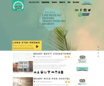 Bearybesthostel.com(Beary Best Hostels Singapore) Screenshot